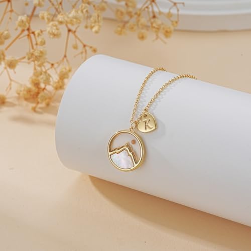 Mustard Seed Initial A-Z Necklace, 14K Gold Plated Moving Mountains Faith Confirmation First Communion Baptism Christian Religious Graduation Gifts - Image 4