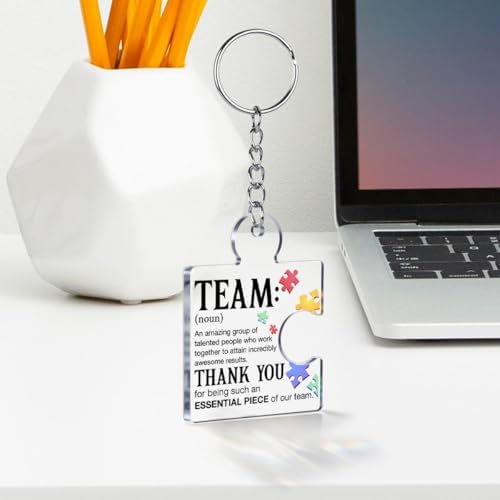 Team Appreciation Gifts Bulk for Coworkers Employee Staff Keychains - Image 3
