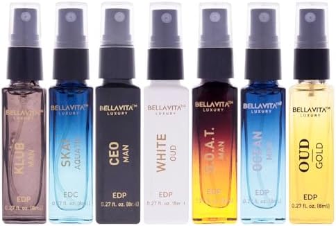 BellaVita Luxury Men's Perfume Gift Set with CEO Man, G.O.A.T, KLUB and Oud - Image 2