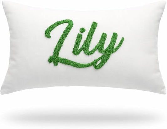 Custom Monogram Pillow - Personalized Embroidered Pillow - Customized Letter Monogrammed Pillows - Customized Pillow Gift for Couple - Home Decorations Gift - House Warming Gifts New Home