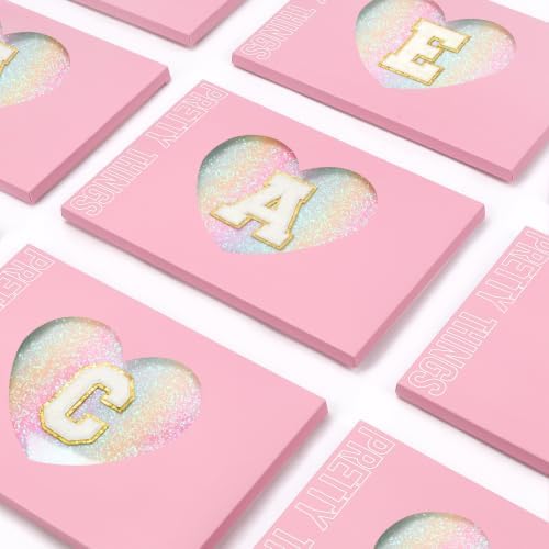 mibasies 2 PCS Initial Makeup Bags for Women: Cosmetic Bag for Travel Toiletry - Birthday Gifts for Teen Girl Gifts Trendy Stuff - Graduation Teacher Gift for Girlfriend -Glitter Rainbow C - Image 7