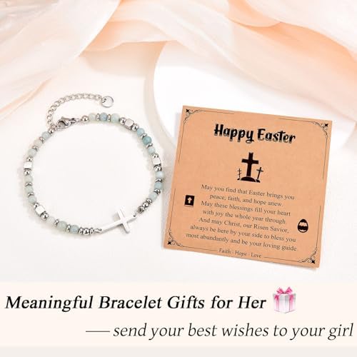 Religious Cross Bracelet for Women Girls, Christian Gifts - Image 2