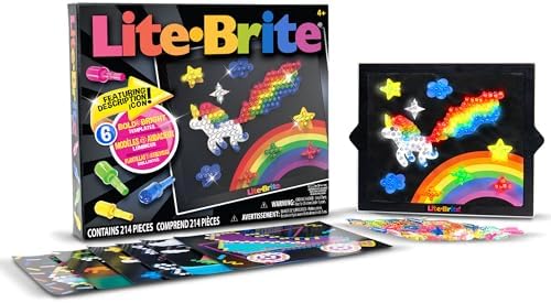 Lite Brite Classic, Favorite Retro Toy - Create Art with Light, STEM, Educational Learning, Holiday, Birthday, Gift, Boys, Kid, Toddler, Girls Age 4+ by LITEBRITE