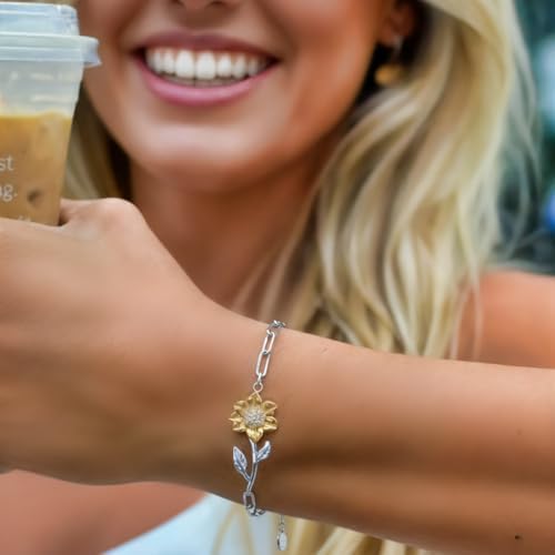 Love You This Much To The Graduate Sunflower Bracelet, Graduation Gift for Her, College Graduation, High School Graduation, Daughter Graduating - Image 5