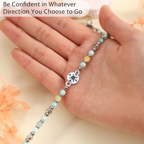 Graduation Gifts for Her 2026, Graduation Bracelet with Compass 5th 6th 8th Grade High Middle School College Graduates Gifts for Her Daughter Granddaughter - Image 3