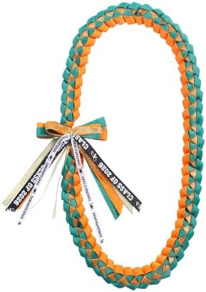TFTAFAN Graduation Ribbon Lei Graduation Leis Necklace Class of 2026 Graduation Necklace Braided Necklace Graduation Gift Party Accessories for Women and Men by Unknown