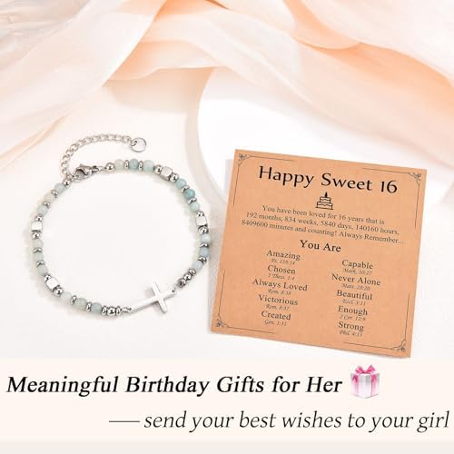 Religious Cross Bracelet for Women Girls, Christian Gifts - Image 2