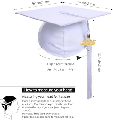 Newrara Graduation Gown Cap Tassel Set - Image 4