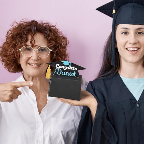 callie Personalized Graduation Money Box for Cash Gift Pull, Custom Class of 2026 Grad Money Holder with Name & 30 Pcs Plastic Bags, Gifts for College High School - Image 6