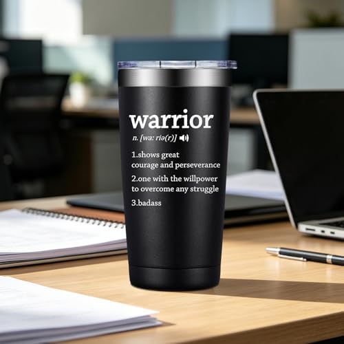 BIRGILT Cancer Survivor Gifts for Men - After Breast Surgery Gifts for Women - Get Well Gift for Survivor Patients Male Female - 20oz Insulated Tumbler Cup - Image 3