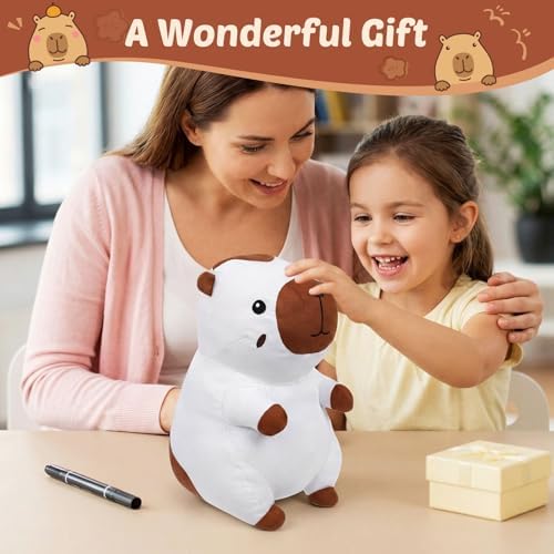 Blank Capybara DIY Toys Make Your Own Stuffed Holiday Plush Gifts Stuffed Teddy Animal for Graduation Birthday Friends Gift(Capybara) - Image 5