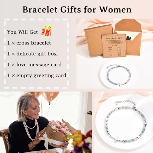Religious Cross Bracelet for Women Girls, Christian Gifts - Image 4