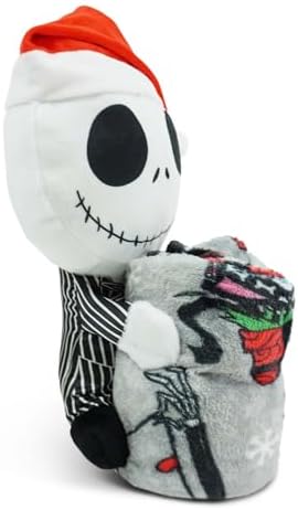 Northwest Character Hugger Pillow & Silk Touch Throw Blanket Set, 40" x 50", The Nightmare Before Christmas Freaky Festivities - Image 3
