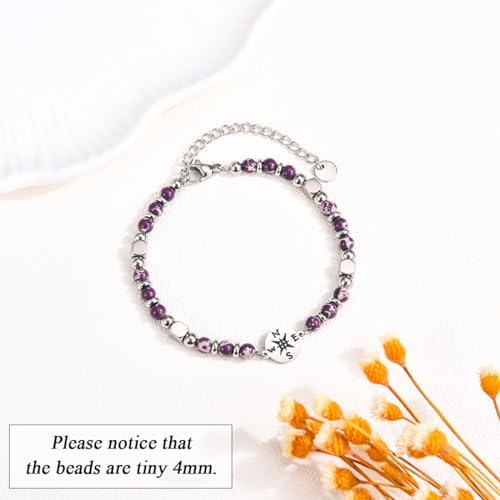 2026 Graduation Gifts for Women Her, Compass Bracelet for Girls Women - Image 2