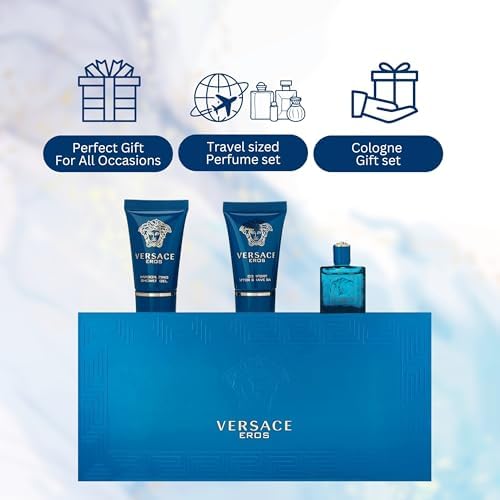 Versace Eros Perfume for Men 3 Piece Mini Gift Set - Image 5