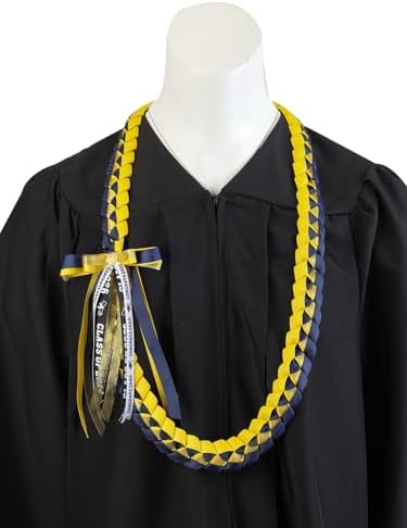TFTAFAN Graduation Ribbon Lei Graduation Leis Necklace Class of 2026 Graduation Necklace Braided Necklace Graduation Gift Party Accessories for Women and Men - Image 6
