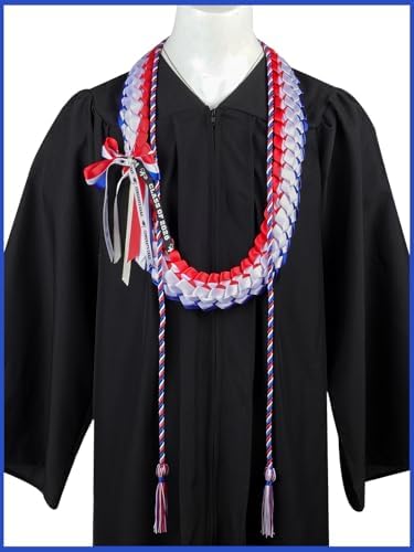 TFTAFAN Graduation Leis and Graduation Honor Cords Class of 2026 Graduation Ribbon Lei Graduation Necklace Braided Necklaces gift for Student Gifts Party Supplies - Image 2