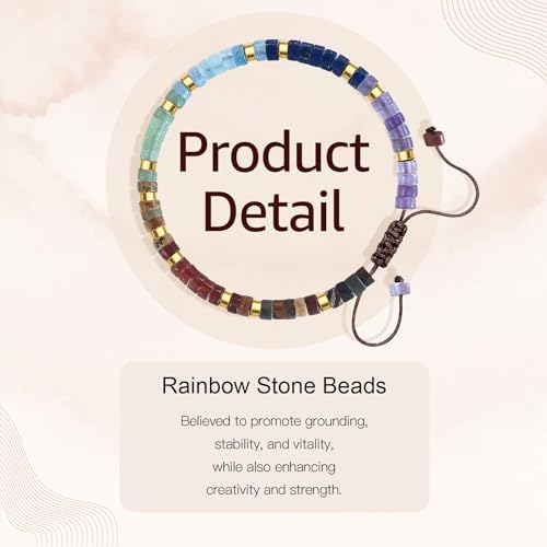 AGOT Thank You Gifts for Women: Teacher Appreciation Office Gifts for Coworkers Employee Boss Lady Manager Colleague Natural Stone Bracelet - Image 3