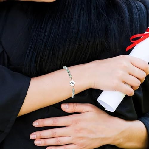 JoycuFF Graduation Gifts for Her Class of 2026 College High School 5th 8th Grade Preschool College Middle School Teen Girls Graduation Gifts The Adventure Begins Compass Bracelets for Women - Image 3
