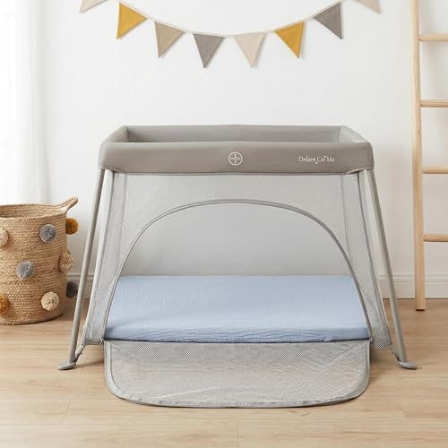 Muslin Pack and Play Sheet, 100% Cotton Playard Sheet (42"x24"), Breathable & Soft Mattress Pad Cover, Boho Blue for Boys(1 Pack) - Image 6