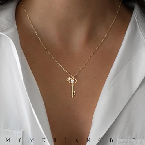 Graduation Gifts, Gold Key Graduation Necklace for Her 2026 Grad Gifts Anniversary Gold Jewelry for Women Sister Friend Classmates Teacher Nurse - Image 6