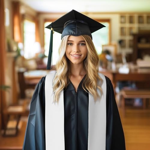 Class of 2026 Graduation Stole,Cute Elegant Honor Sash for Graduation 2026 Unisex Adult Graduates - Image 6