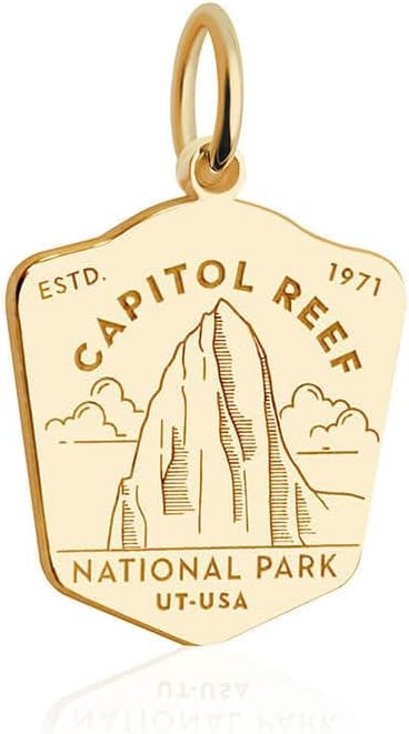 Jet Set Candy National Park Souvenir Travel Charms Gold Vermeil