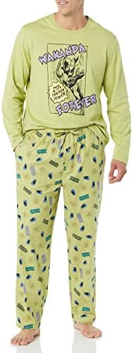 Amazon Essentials Disney | Marvel | Star Wars Men's Soft & Comfortable Flannel Pajama Sleep Sets by AmazonEssentials