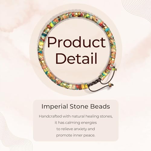 AGOT Thank You Gifts for Women: Teacher Appreciation Office Gifts for Coworkers Employee Boss Lady Manager Colleague Natural Stone Bracelet - Image 3