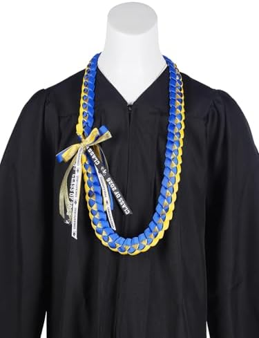 TFTAFAN Graduation Ribbon Lei Graduation Leis Necklace Class of 2026 Graduation Necklace Braided Necklace Graduation Gift Party Accessories for Women and Men - Image 6