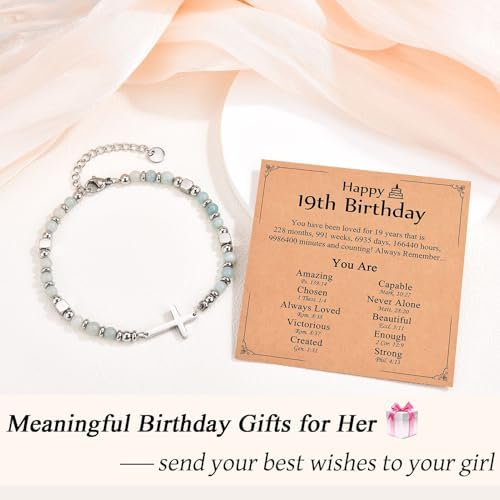 Religious Cross Bracelet for Women Girls, Christian Gifts - Image 2