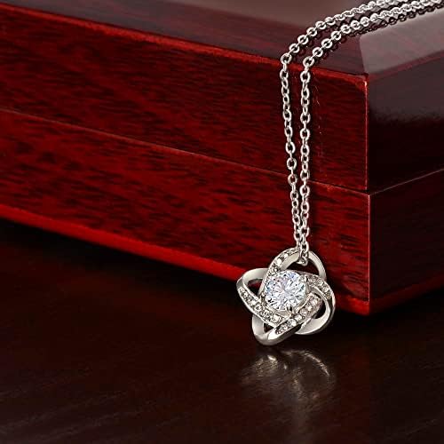 VIRAGIL 2023 Graduation Gifts for Her, Class of 2024 Love Knot Sterling Silver Pendant Necklace Senior College Graduation Jewelry Gifts for Girl Daughter - Image 2