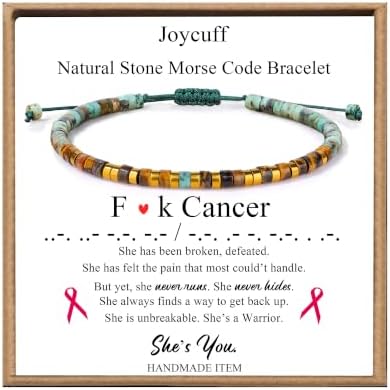 JoycuFF Morse Code Bracelets Christmas Birthday Gifts for Women Her by Joycuff