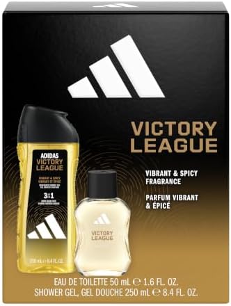 adidas Victory League Giftset including Eau de Toilette (1.6fl oz.) and Shower Gel (8.4fl oz.), For Him, Vibrant & Spicy Fragrance - Image 6