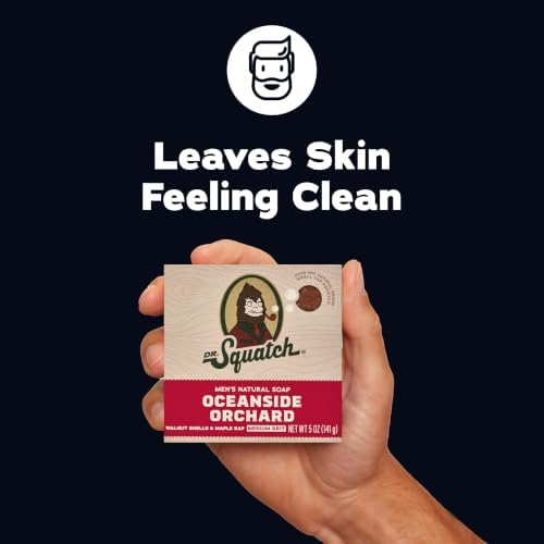 Dr. Squatch Natural Men’s Bar Soap, Body Soap Bar (5oz, 5-Pack) - Image 2