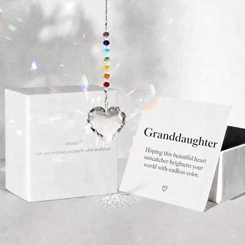 Hegelda Granddaughter Gifts Crystal Suncatcher Ornaments by HEGELDA