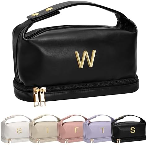 Girly Gifts, Makeup Bags Personalized Bags with Handle Waterproof by Vogewood