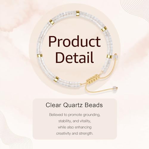 AGOT Thank You Gifts for Women: Teacher Appreciation Office Gifts for Coworkers Employee Boss Lady Manager Colleague Natural Stone Bracelet - Image 3