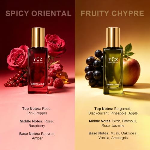 Ycz Luxury Men's Fragrance Gift Set, 4 x 25 mL Eau De Parfum - Image 3