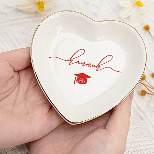IZI POD Personalized Graduation Gifts for Her, Graduation Jewelry Dish, A Sweet Ending to a New Beginning, Gradua Senior Class of 2026, Gifts for Her, Women, Best Friends /5 - Image 2
