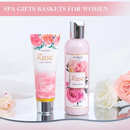 Gifts for Women, Happy Birthday Gifts for Women with Rose Self Care Gift - Image 3