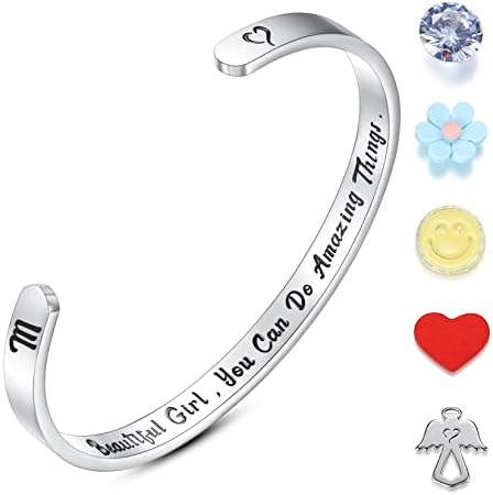 SAM & LORI Personal Bracelets for Teen Girls/Women - Meaningful Jewelry Gifts (Various Designs) for Best Friend/Daughter/Granddaughter/Niece/Sister/Mom/Aunt by SAMLORI