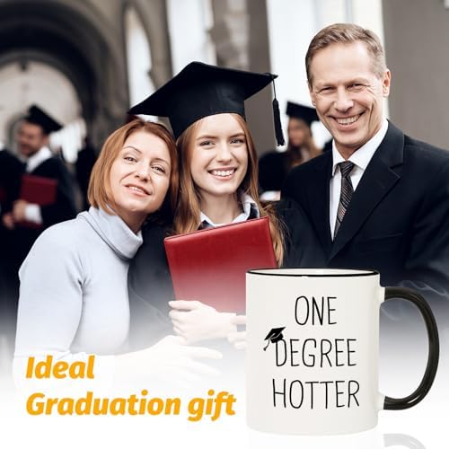 Petalsun Graduation Gift for Her, Him - 11oz Ceramic One Degree Hotter Mug - Image 4