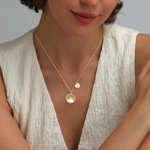 Mustard Seed Initial A-Z Necklace, 14K Gold Plated Moving Mountains Faith Confirmation First Communion Baptism Christian Religious Graduation Gifts - Image 3