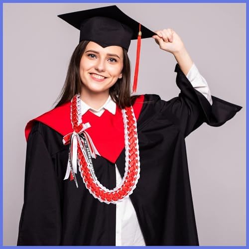 TFTAFAN Graduation Leis and Graduation Honor Cords Class of 2026 Graduation Ribbon Lei Graduation Necklace Braided Necklaces gift for Student Gifts Party Supplies - Image 2