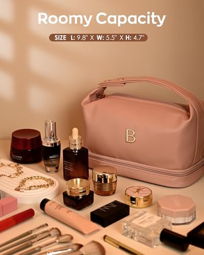 Birthday Gifts for Women, Personalized Makeup Bags with Handle - Image 5