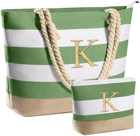 YOOLIFE Beach Bags for Women - Travel Canvas Beach Tote, Pool Waterproof Bag, Travel Essentials, Gifts for Women Birthday by YOOLIFE