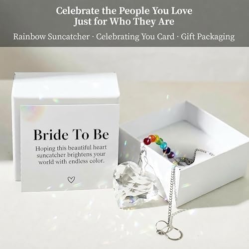 Hegelda Engagement Gifts for Couples Women Crystal Suncatcher Ornaments - Image 2