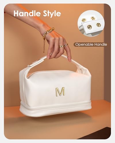 Engagement Sister Gifts, Initial Large Makeup Bags for Women - Image 3