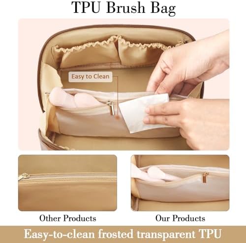 Initial Makeup Bag Personalized Gift for Women Teen Girls - Image 6
